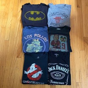 Lot of 6 graphic t-shirts. All sized XL